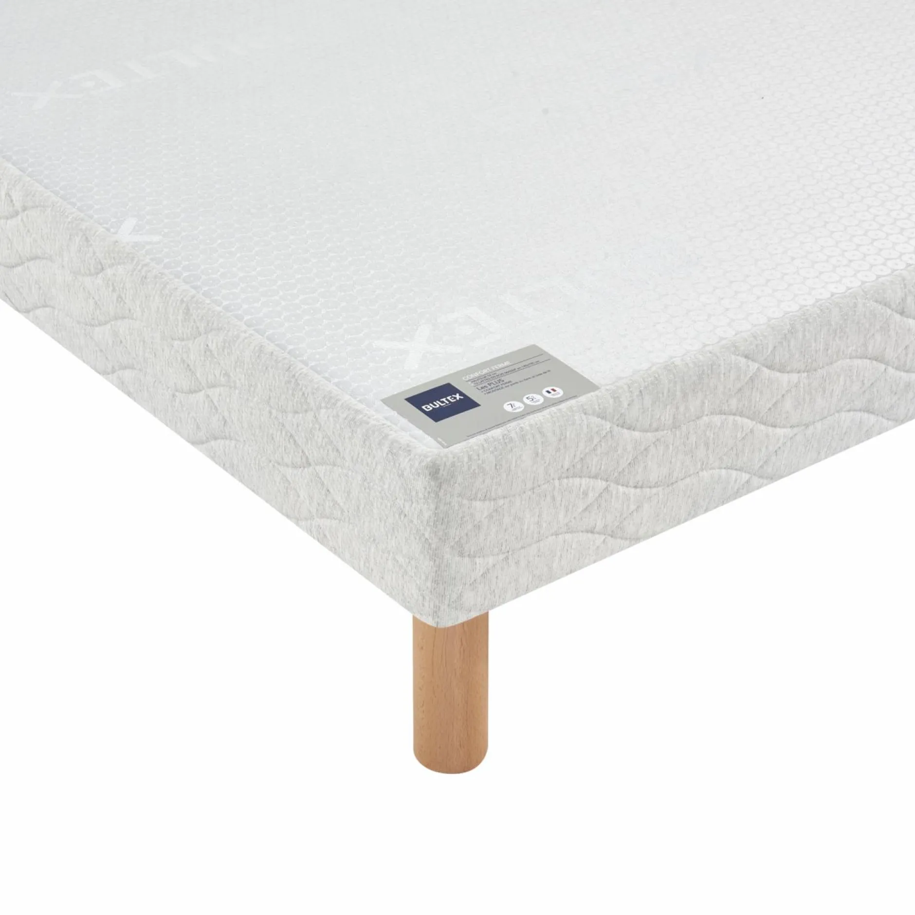 Sommiers 90 X 190 Cm|Sommiers 140 X 190 Cm>Camif BULTEX Sommier tapissier 14 cm Power Ferme - 120 x 190 cm