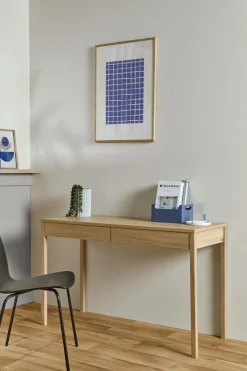 Bureaux>Camif Bureau décor bois 2 tiroirs Simon