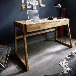 Bureaux>Camif Bureau en chêne massif Cyriel