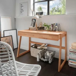 Bureaux>Camif Bureau en hêtre massif Cyriel