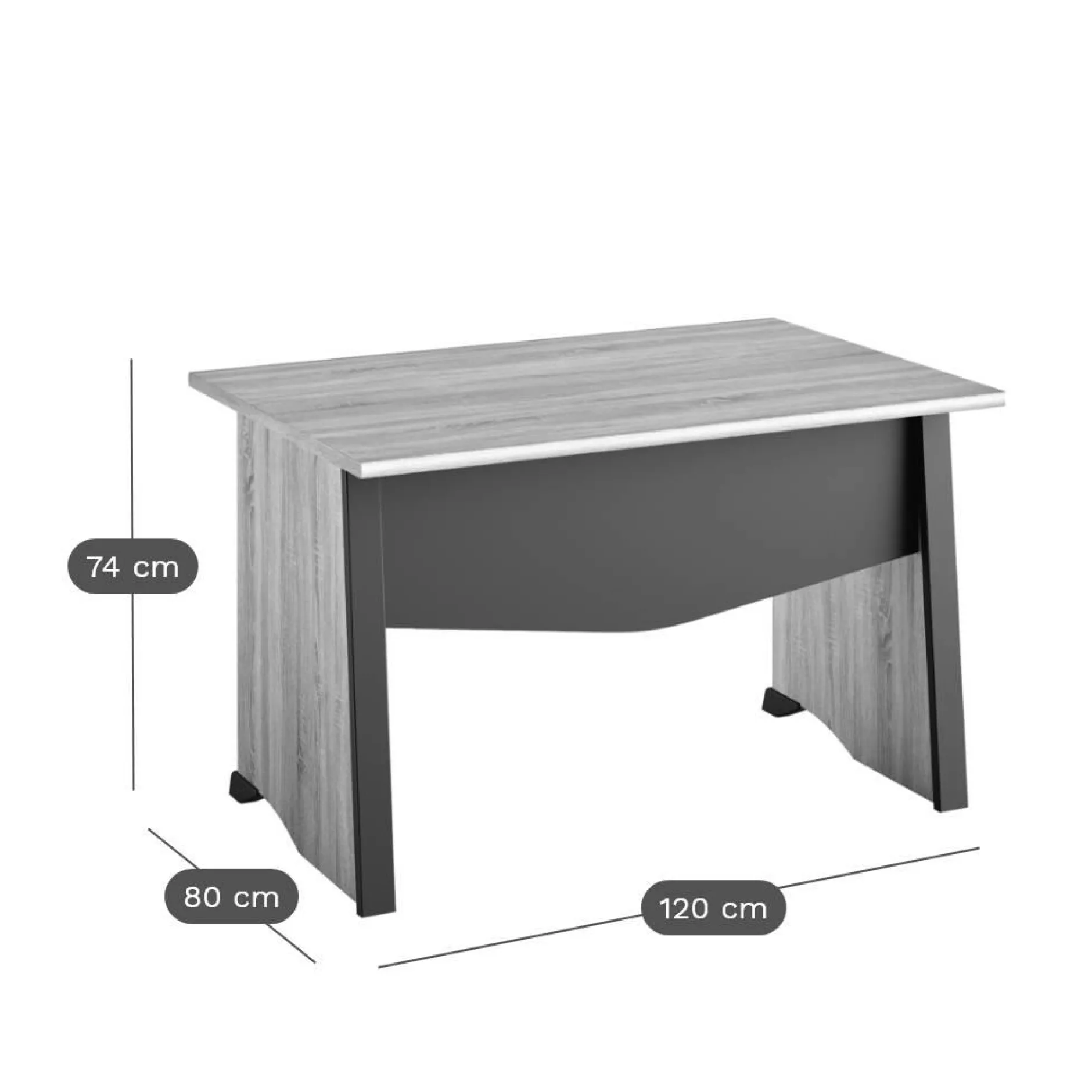 Bureaux>Camif Bureau Gregory - Largeur 120 cm