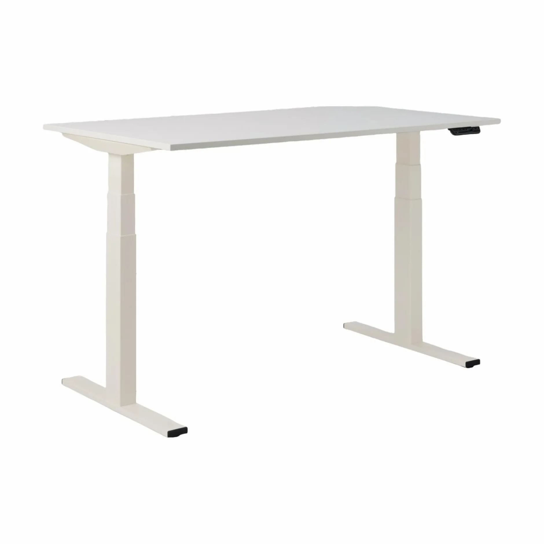 Bureaux>Camif Bureau électrique assis-debout ergonomique Marley - - 120 x 70 cm Plateau Blanc/Pieds blancs