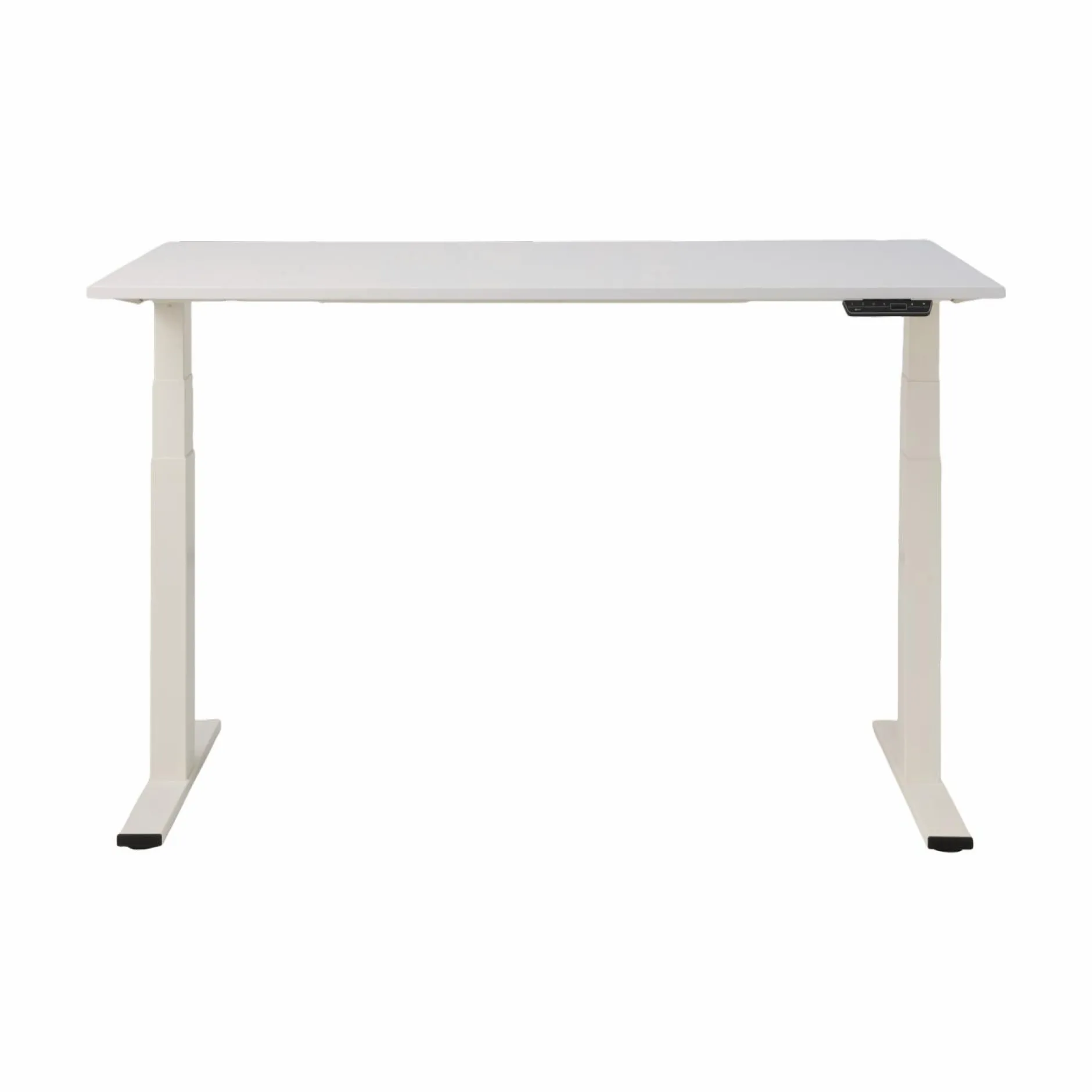 Bureaux>Camif Bureau électrique assis-debout ergonomique Marley - - 120 x 70 cm Plateau Blanc/Pieds blancs