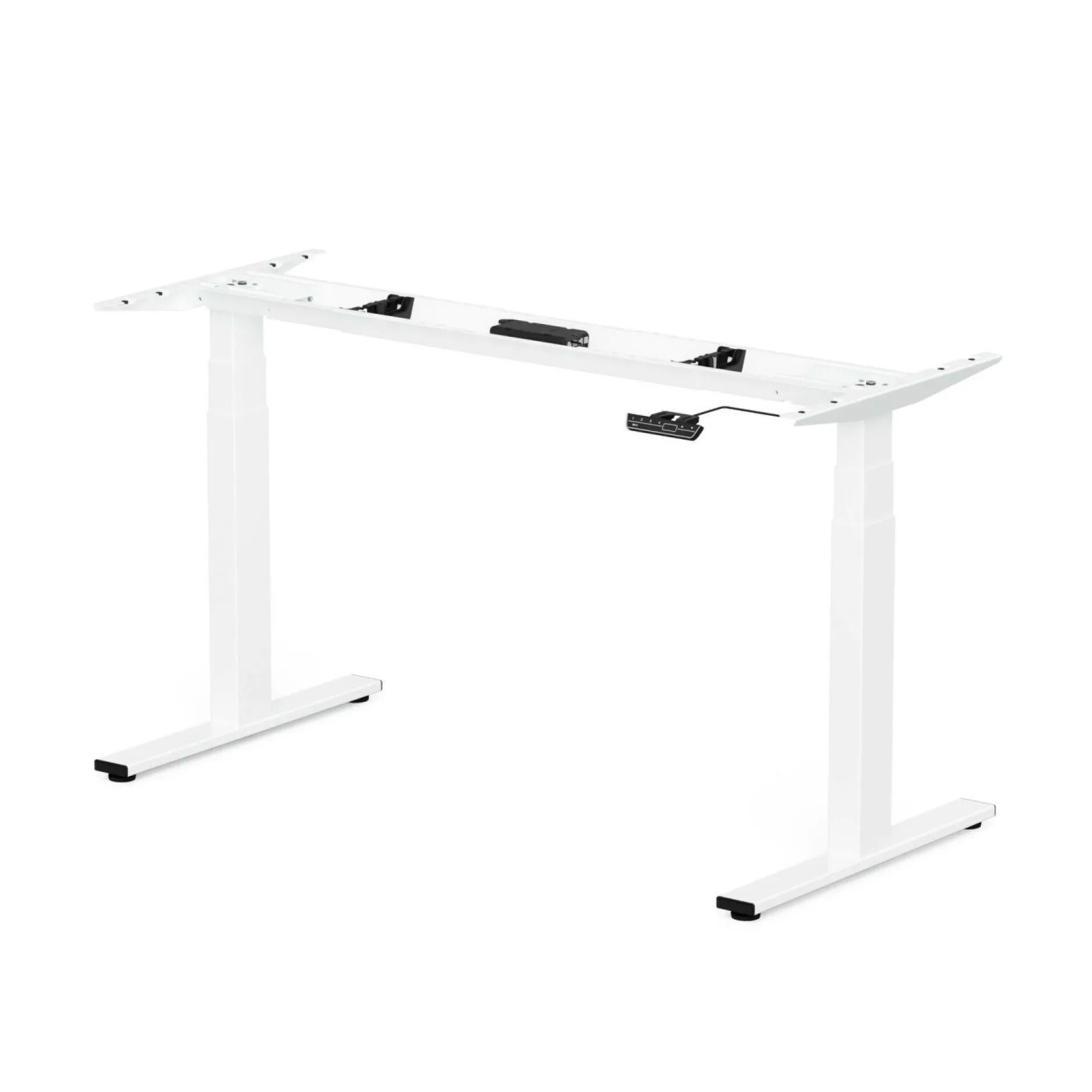 Bureaux>Camif Bureau électrique assis-debout ergonomique Marley - - 120 x 70 cm Plateau Blanc/Pieds blancs