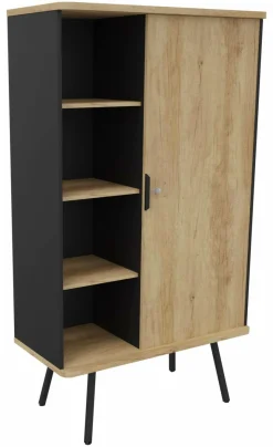 Meubles De Rangement Bureau|Meubles De Rangement Bureau>Camif BURONOMIC Armoire 1 porte et 3 tablettes Alto