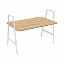 Bureaux>Camif BURONOMIC Bureau Alto pieds hauts - - 140 x 80 cm Décor Chêne / Pieds Blancs