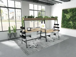 Bureaux>Camif BURONOMIC Table de travail collaborative mobile Alto - - Largeur 140 cm Blanc