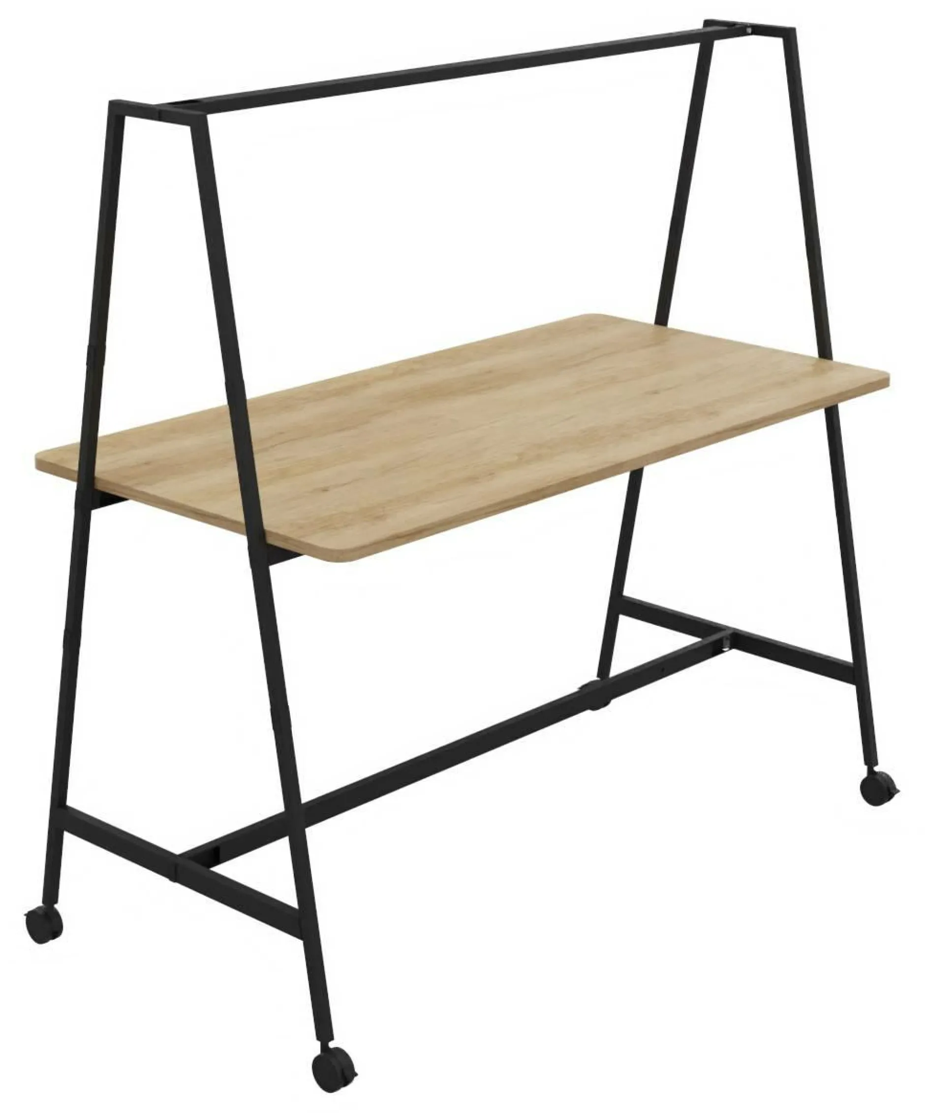 Bureaux>Camif BURONOMIC Table de travail collaborative mobile Alto - - Largeur 180 cm Noir