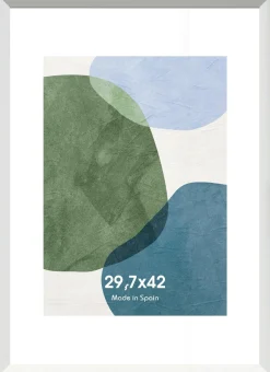 Cadres>Camif Cadre photo Gaidic - - A3 Blanc et bois doré