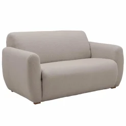 Canapés Droits|Canapés Fixes>Camif Canapé bouclette Ome - - 2 places Gris Clair