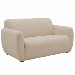 Canapés Droits|Canapés Fixes>Camif Canapé bouclette Ome - - 2 places Lin