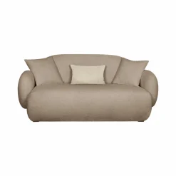 Canapés Fixes>Camif Canapé bouclette Oméga - - Grand 2 places Beige