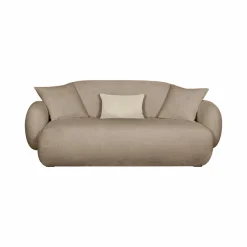 Canapés Fixes>Camif Canapé bouclette Oméga - - 3 places Beige