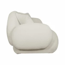 Canapés Fixes></noscript>Camif Canapé bouclette Oméga - - 3 places Ivoire