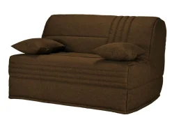 Bz>Camif Canapé BZ tissu matelas 15 cm Genay - Ebène