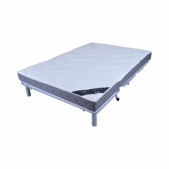 Bz></noscript>Camif Canapé BZ tissu matelas 15 cm Guidel - - 160 x 200 cm Bleu Canard