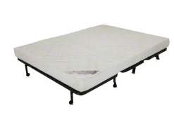 Bz></noscript>Camif Canapé BZ tissu matelas 15 cm Genay - Bleu Marine