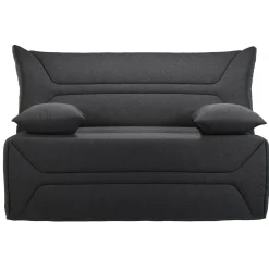 Bz></noscript>Camif Canapé BZ tissu matelas 12 cm Garance - Gris Foncé