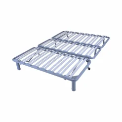 Bz></noscript>Camif Canapé BZ tissu matelas 15 cm Guidel - - 140 x 200 cm Bleu Marine