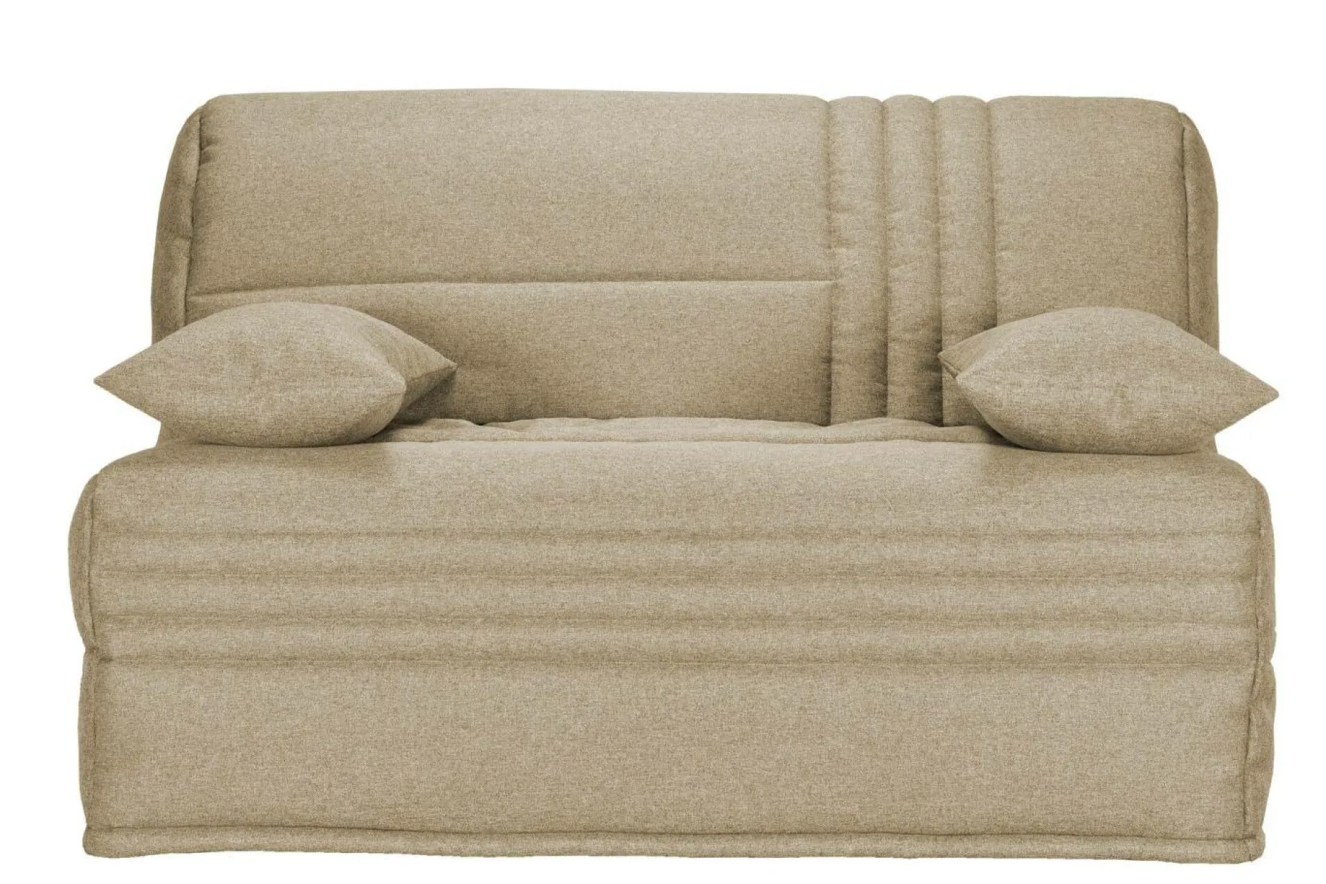 Bz>Camif Canapé BZ tissu matelas 15 cm Genay - Sable