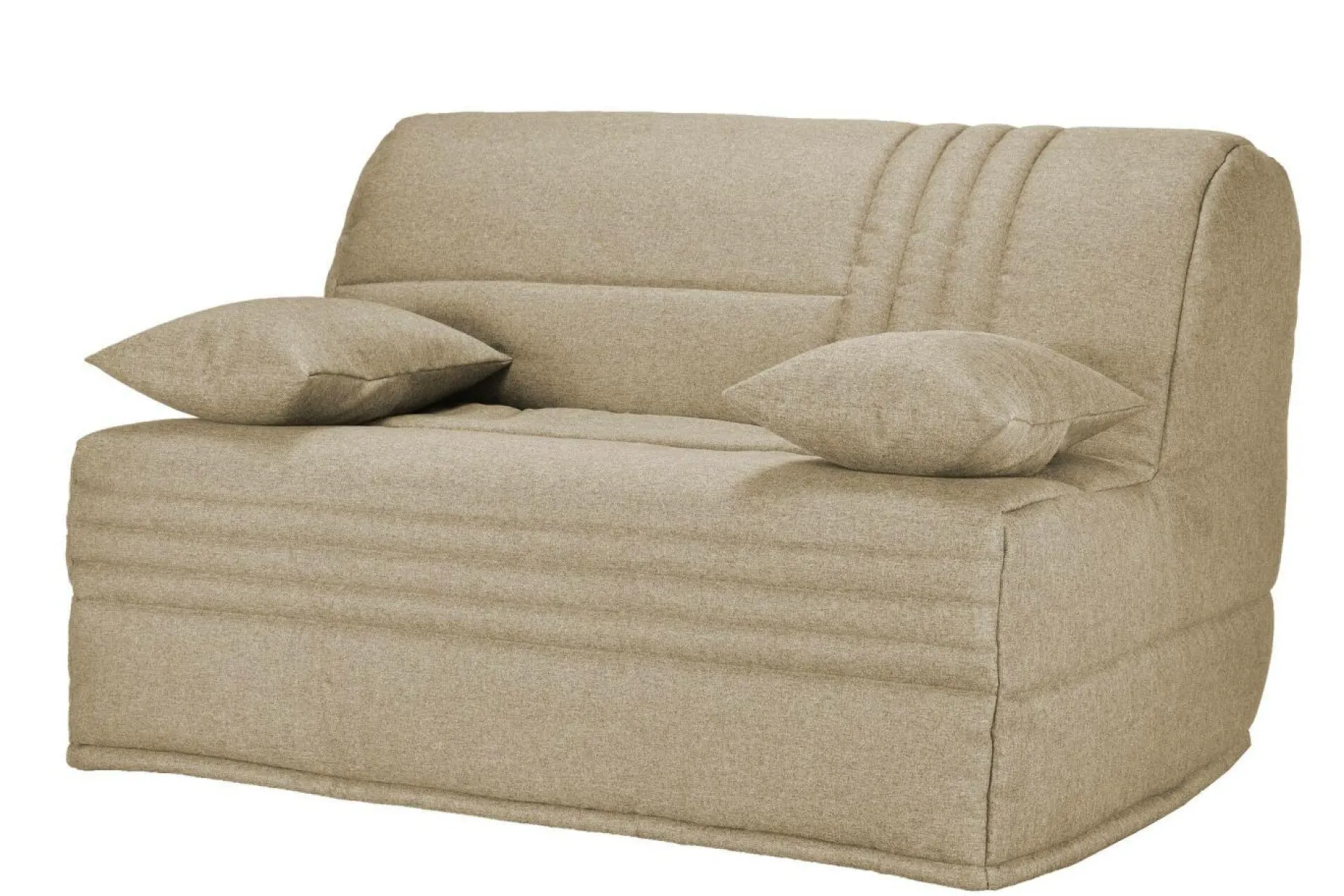 Bz>Camif Canapé BZ tissu matelas 15 cm Genay - Sable