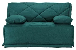 Bz>Camif Canapé BZ tissu matelas Bultex 15 cm Gina - Bleu Canard