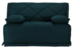 Bz>Camif Canapé BZ tissu matelas Bultex 15 cm Gina - Bleu Marine