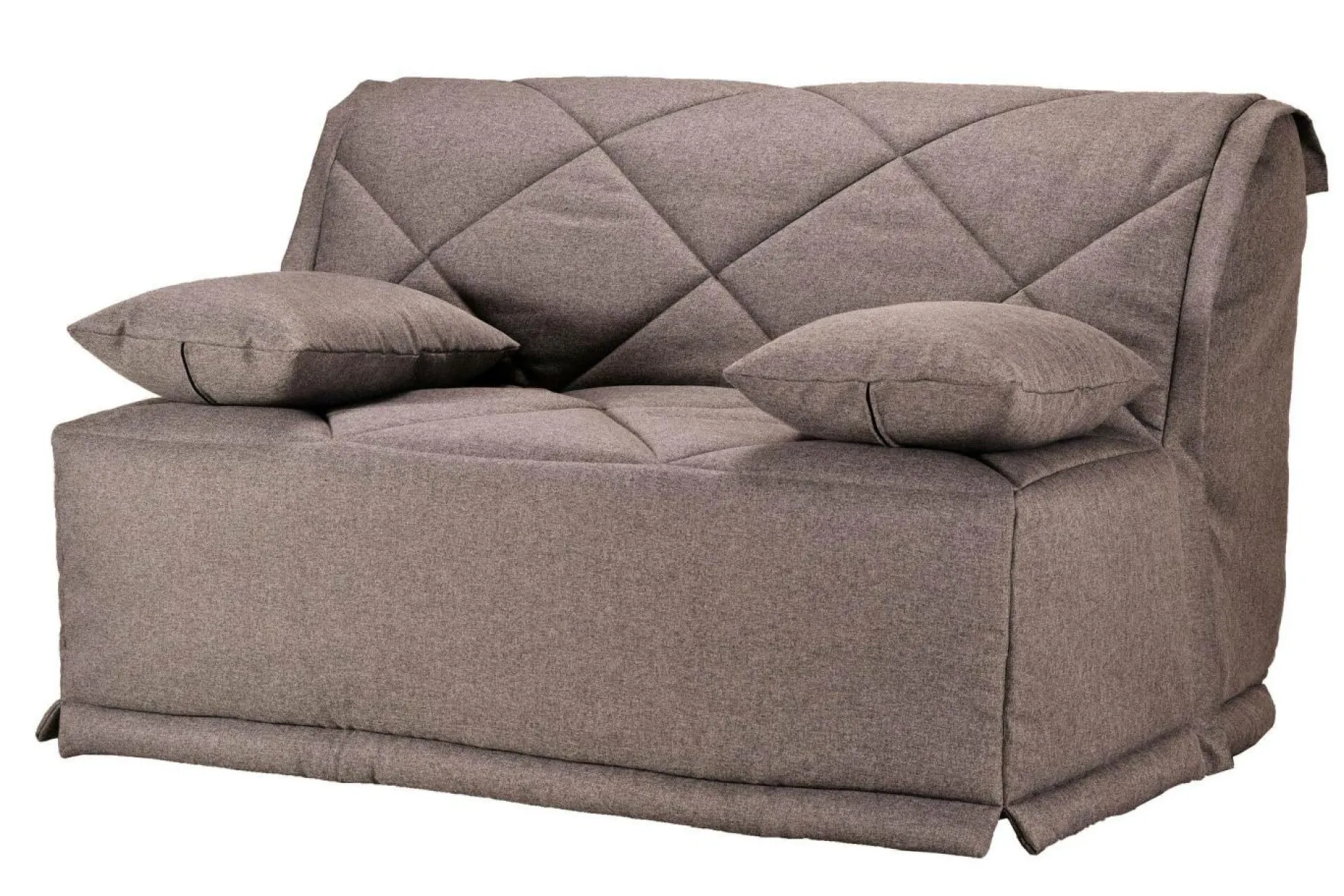 Bz>Camif Canapé BZ tissu matelas Bultex 15 cm Gina - Taupe