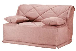 Bz>Camif Canapé BZ tissu matelas Bultex 15 cm Gina - Rose
