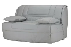 Bz>Camif Canapé BZ tissu matelas Bultex 12 cm Gabriel - - 140 x 190 cm Gris