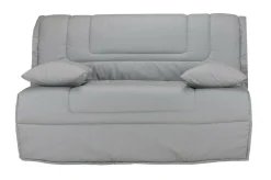 Bz>Camif Canapé BZ tissu matelas Bultex 12 cm Gabriel - - 140 x 190 cm Gris