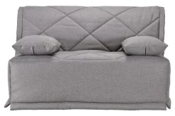 Bz>Camif Canapé BZ tissu matelas Bultex 15 cm Gina - Gris Clair