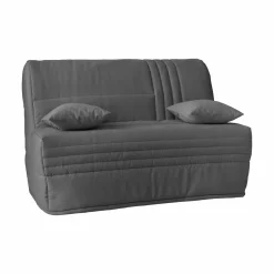 Bz>Camif Canapé BZ velours côtelé matelas 15 cm Gaélia - Anthracite