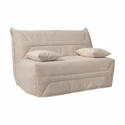 Bz>Camif Canapé BZ velours côtelé matelas 12 cm Gaston - Beige