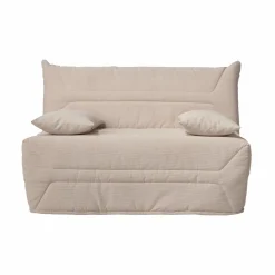 Bz></noscript>Camif Canapé BZ velours côtelé matelas 12 cm Gaston - Beige