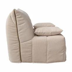 Bz></noscript>Camif Canapé BZ velours côtelé matelas 12 cm Gaston - Beige