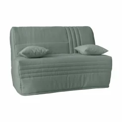 Bz>Camif Canapé BZ velours côtelé matelas 15 cm Gaélia - Menthe Glaciale