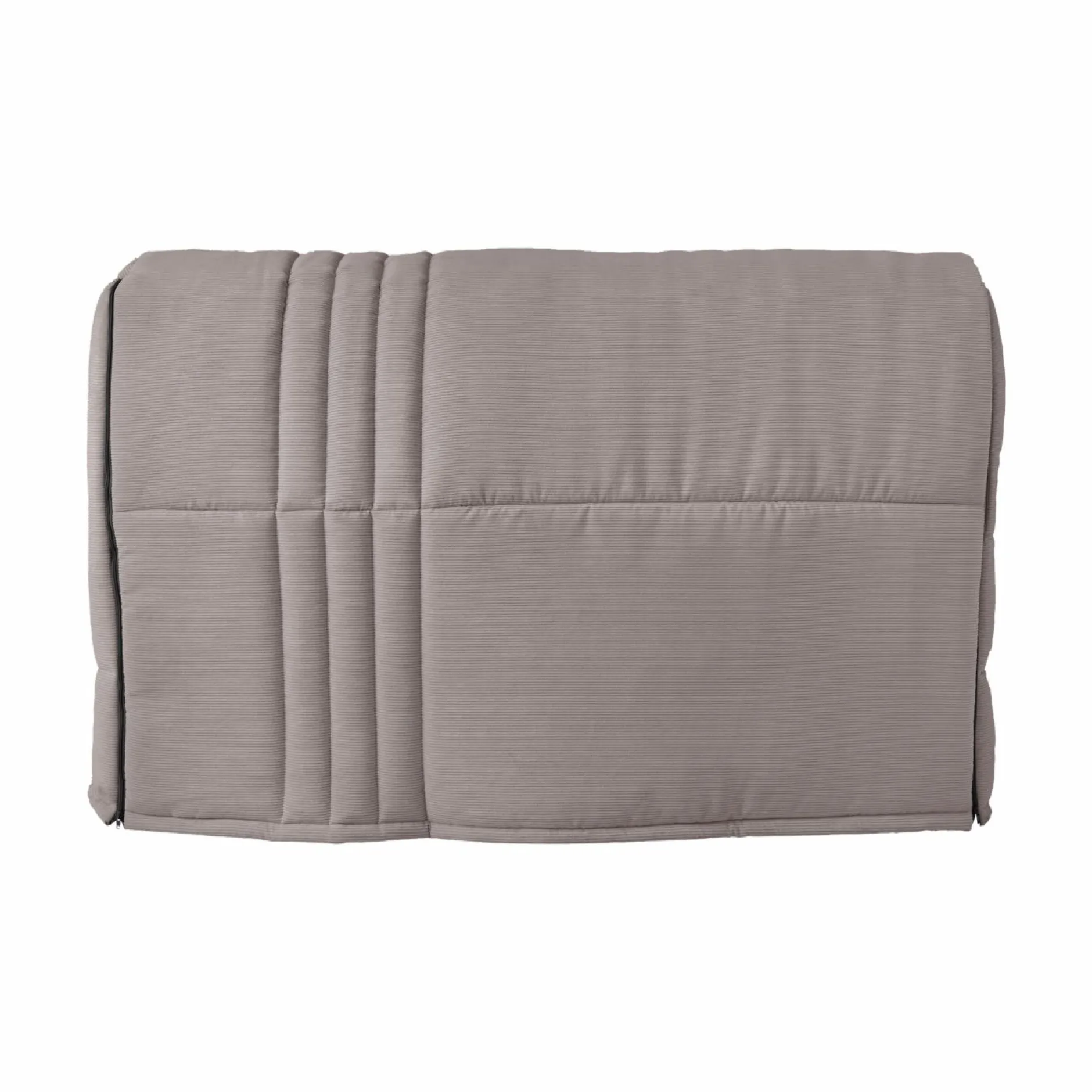 Bz>Camif Canapé BZ velours côtelé matelas 15 cm Gaélia - Grège