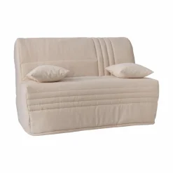 Bz>Camif Canapé BZ velours côtelé matelas 15 cm Gaélia - Beige