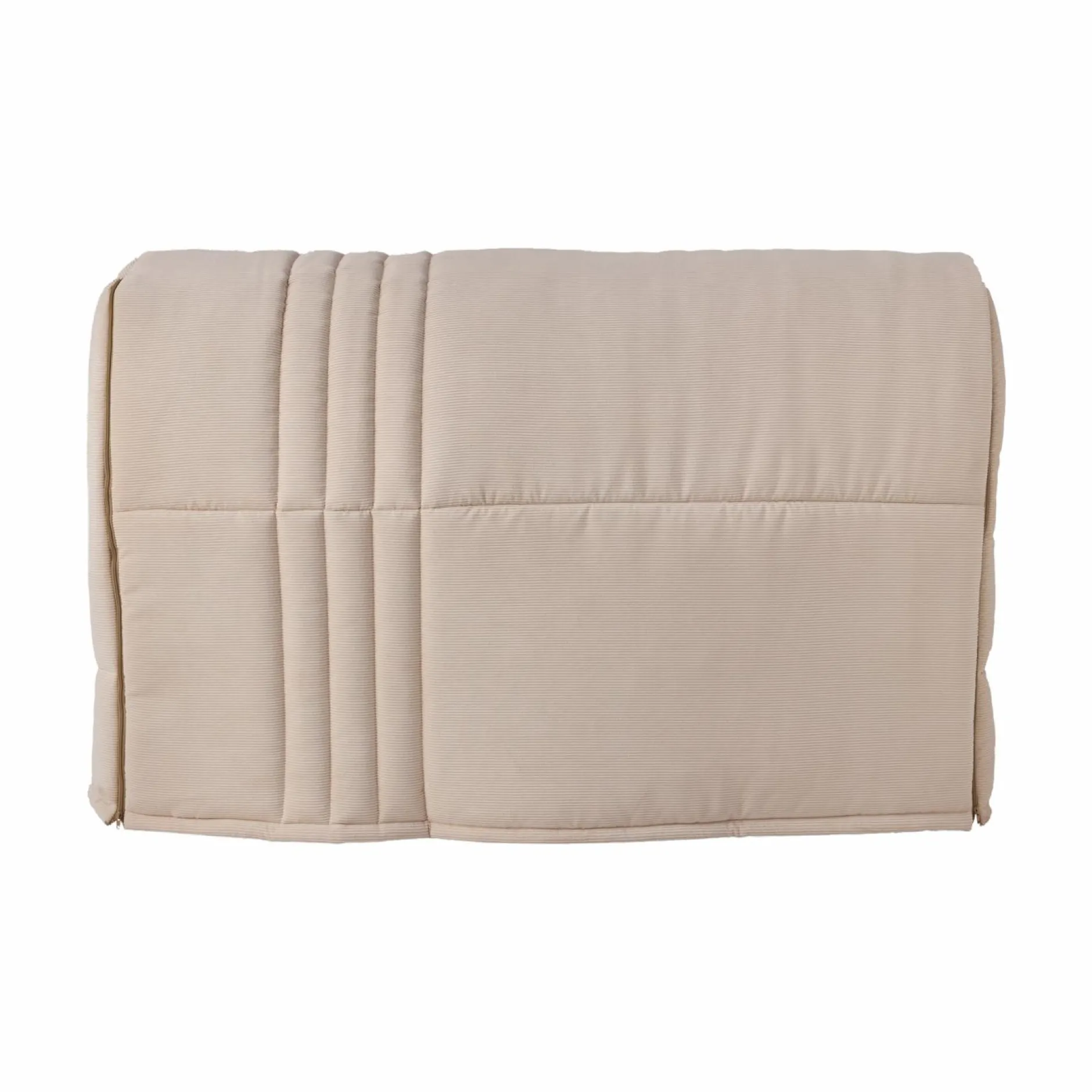 Bz>Camif Canapé BZ velours côtelé matelas 15 cm Gaélia - Beige