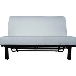 Bz></noscript>Camif Canapé BZ velours matelas 15 cm Oriane - - Matelas mousse HR Vert Emeraude