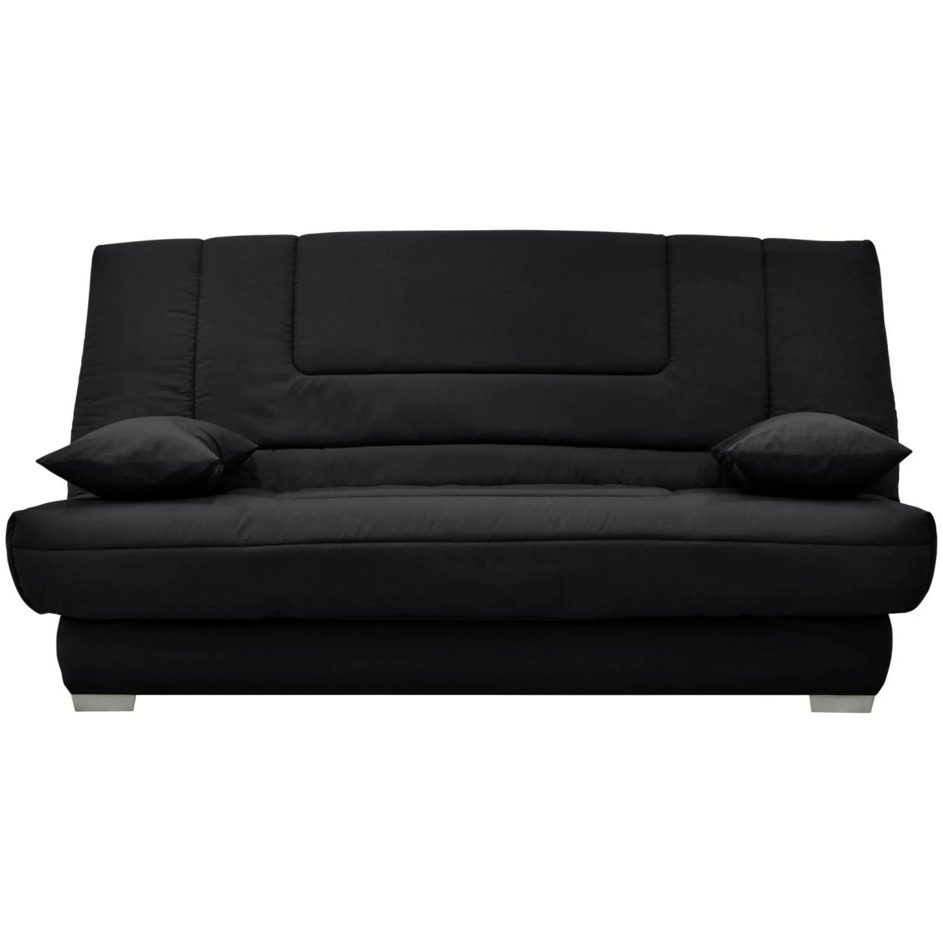 Clic-Clac>Camif Canapé clic-clac Gabriel, matelas Bultex 14 cm - Noir