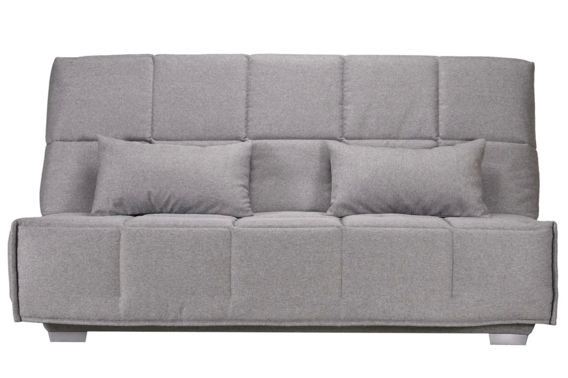 Clic-Clac>Camif Canapé clic-clac tissu matelas Bultex 14 cm Gizia - - 140 x 190 cm Gris Clair