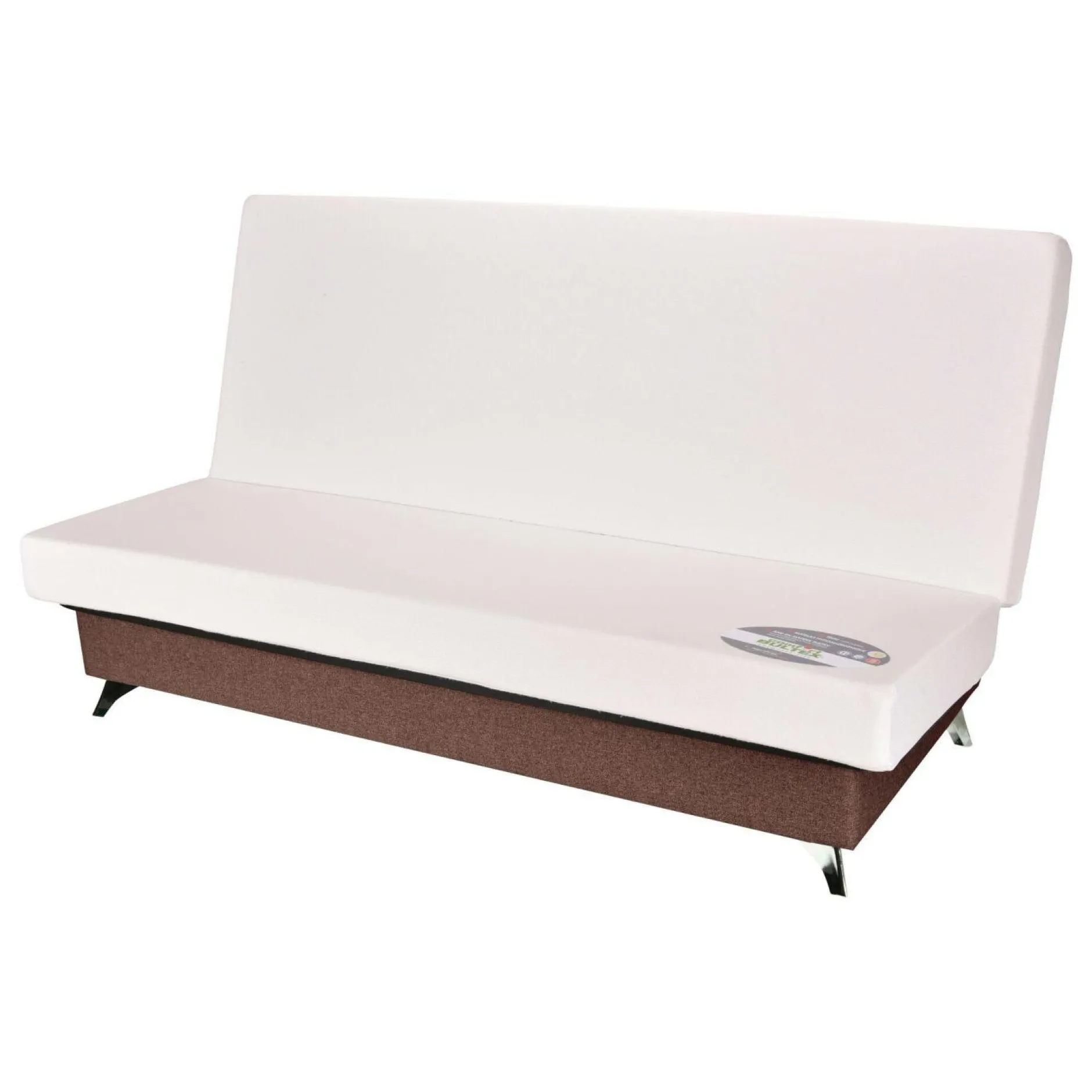 Clic-Clac>Camif Canapé clic-clac tissu matelas Bultex 14 cm Gipsy - Taupe