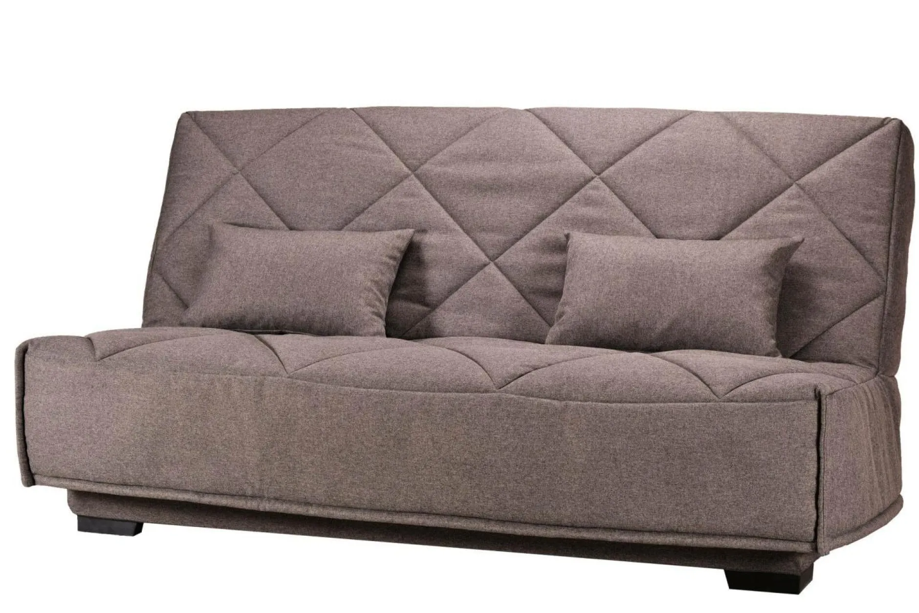 Clic-Clac>Camif Canapé clic-clac tissu matelas Bultex 15 cm Gina - Taupe