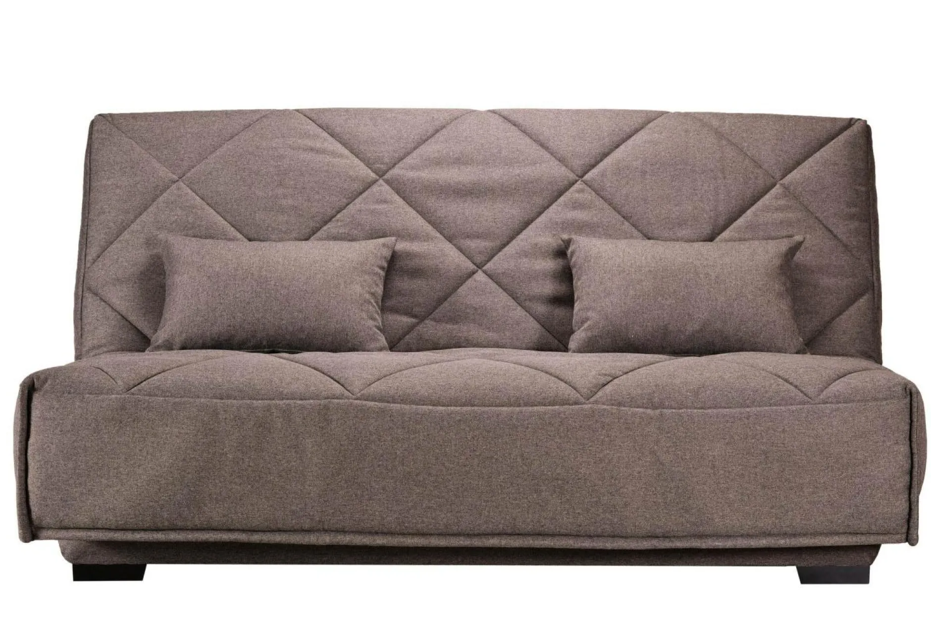 Clic-Clac>Camif Canapé clic-clac tissu matelas Bultex 15 cm Gina - Taupe