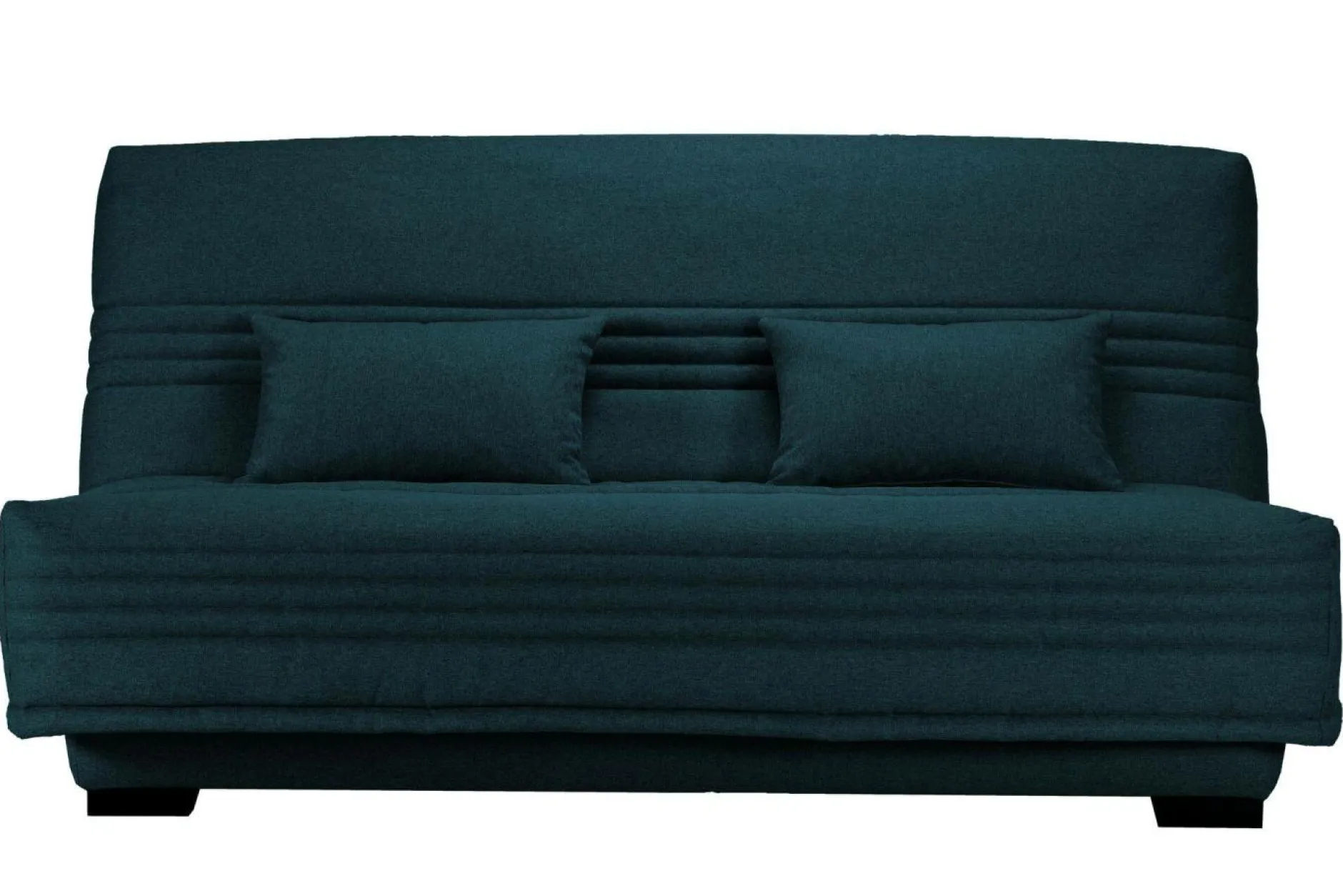 Clic-Clac>Camif Canapé clic-clac tissu matelas 17 cm Guidel - Bleu Marine