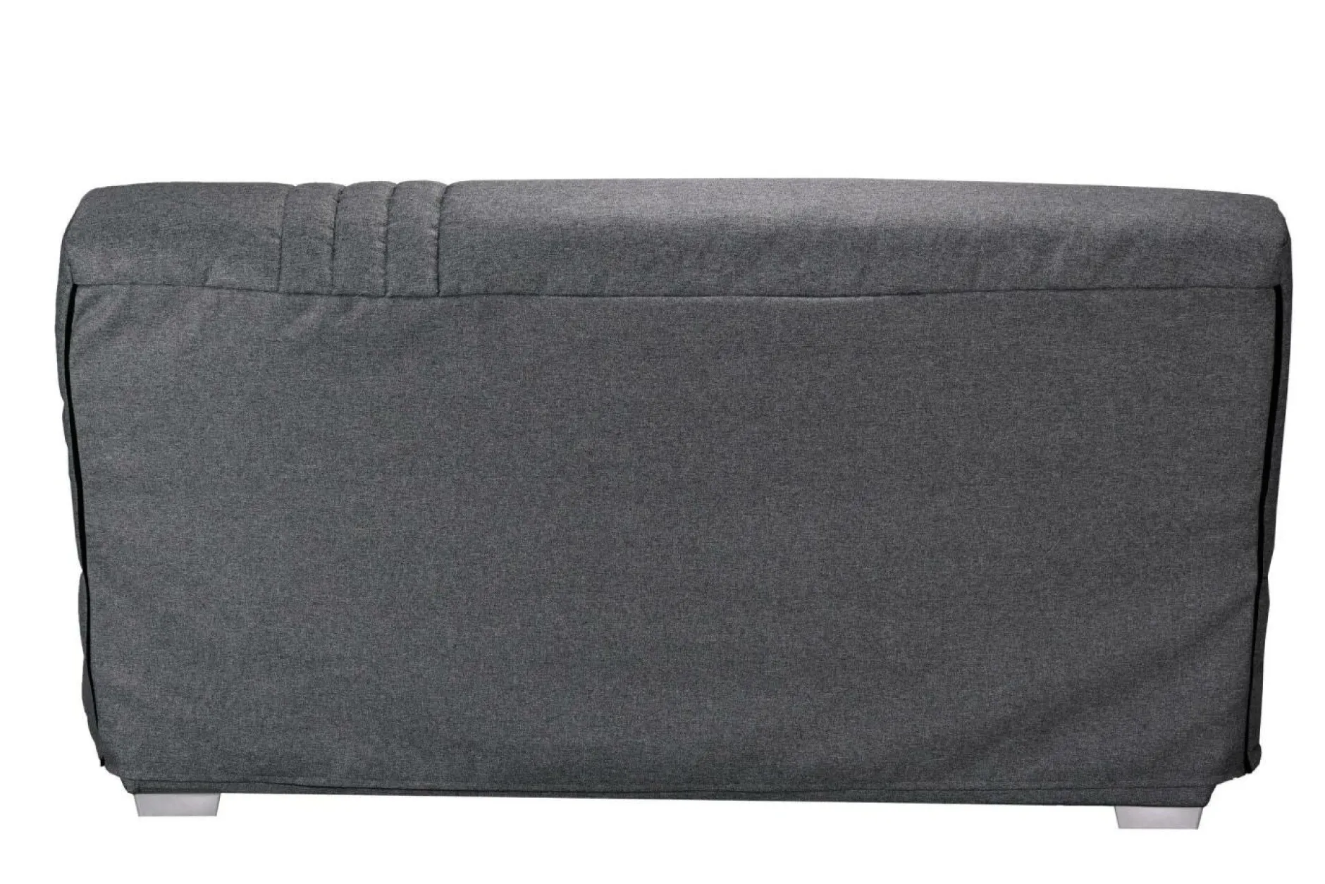 Clic-Clac>Camif Canapé clic-clac tissu matelas 17 cm Genay - Gris Foncé