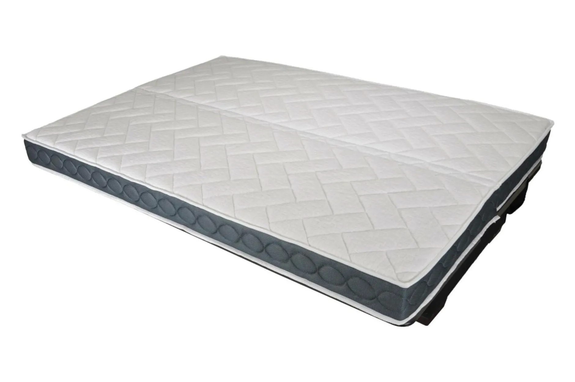 Clic-Clac>Camif Canapé clic-clac tissu matelas 15 cm Gaya - - 130 x 190 cm Anthracite