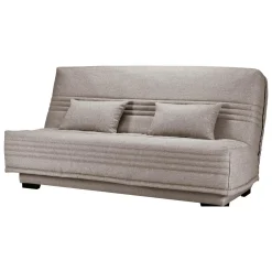 Clic-Clac>Camif Canapé clic-clac tissu matelas 17 cm Guidel - Taupe